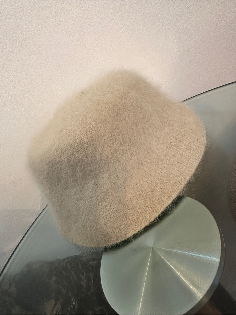 Women’s Angora Cream Bucket Hat